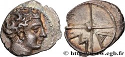 MASSALIA - MARSEILLE Obole MA, tête à droite - coiffure en cœur AU/MS