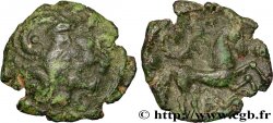 BELLOVAQUES, INCERTAINES Bronze imitant les drachmes carnutes LT. 6017