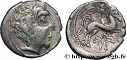 PICTONES / BITURIGES - MID-WESTERN, Unspecified Drachme au cavalier et au fleuron