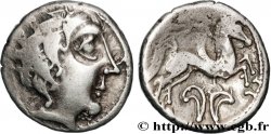 PICTONES / BITURIGES - MID-WESTERN, Unspecified Drachme au cavalier et au fleuron