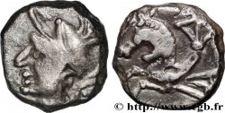 GALLIA - ALLOBROGES (Area of the Dauphiny) Denier à l’hippocampe, tête à gauche AU