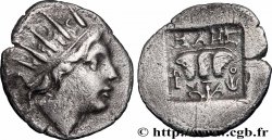 CARIE - ÎLES DE CARIE - RHODES Drachme plinthophore