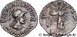 BACTRIA - BACTRIAN KINGDOM - MENANDER I SOTER Drachme bilingue