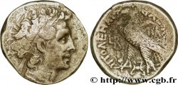 ROYAUME LAGIDE - CLÉOPÂTRE VII ET PTOLÉMÉE XIII Tétradrachme TB+