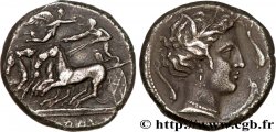 SICILE - SICULO-PUNIQUES - CÉPHALOÉDIUM Tétradrachme TTB+