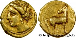 ZEUGITANE - CARTHAGE Cinquième Statère en or