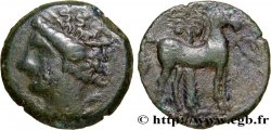 ZEUGITANE - CARTHAGE Unité de bronze TB+