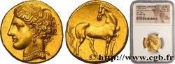 ZEUGITANE - CARTHAGE Trihémistatère d’or ou tridrachme