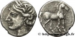 ZEUGITANIA - CARTHAGE Quart de shekel XF