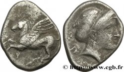 CORINTHIA - CORINTH Drachme  XF/VF