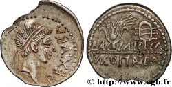 MAURETANIEN - MAURETANISCHES KÖNIGREICH - JUBA II und KLEOPATRA Denier fVZ