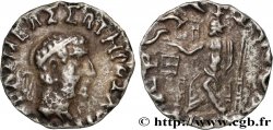 BACTRIA - BACTRIAN KINGDOM - HERMAEUS Drachme bilingue