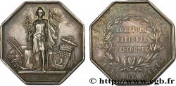 BANQUES - ÉTABLISSEMENTS DE CRÉDIT Jeton octogonal AR 34, Comptoir national d’escompte 1848