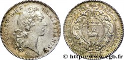 ROUEN (VILLE DE...) Jeton Ar 30, Louis XV, variété en frappe médaille TTB