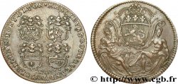 LYONNAIS - CONSULAT DE LYON Jeton Br 30, les quatre échevins 1723