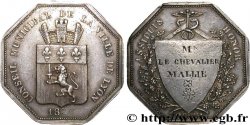 LYON ET DU LYONNAIS (JETONS ET MÉDAILLES DE...) Jeton octogonal Ar 33, Conseil municipal attribué à Mr. le chevalier Mallié TTB+