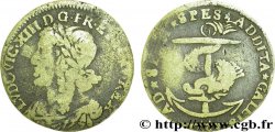 DAUPHINÉ - LOUIS, DAUPHIN (futur LOUIS XIV) Jeton Lt 24 LOUIS XIII B+