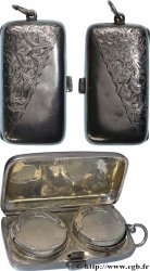 PORTE-LOUIS, PORTE-MONNAIE Porte-louis, Motifs floraux, Royaume-Uni TTB+