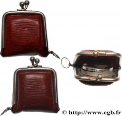 PORTE-LOUIS, PORTE-MONNAIE Porte-louis, cuir TTB+