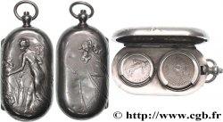 PORTE-LOUIS, PORTE-MONNAIE Porte-Louis, Jeune femme et iris TTB