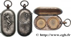 PORTE-LOUIS, PORTE-MONNAIE Porte-Louis, Jeune femme à la fleur, Iris TB+