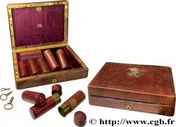 PORTE-LOUIS, PORTE-MONNAIE Coffret en cuir, Porte-louis         TTB+