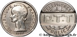 TROISIÈME RÉPUBLIQUE Jeton de téléphone 1937