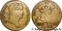 PREMIER EMPIRE. Napoléon Empereur tête nue - Calendrier Républicain Le couronnement 1804