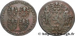 LYONNAIS - CONSULAT DE LYON Jeton Br 30, les quatre échevins 1721