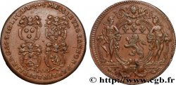 LYONNAIS - CONSULAT DE LYON Jeton Br 30, les quatre échevins 1719