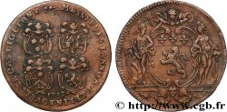 LYONNAIS - CONSULAT DE LYON Jeton Br 30, les quatre échevins 1719