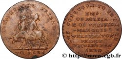 GRANDE-BRETAGNE - GEORGES III Jeton satirique anglais, Napoléon à l’Île d’Elbe 1814