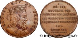 SÉRIE MÉTALLIQUE DES ROIS DE FRANCE Règne de CLOVIS - 5 - frappe d’origine, léger n.d.