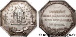 NORMANDIE - JETONS DU XIXe SIÈCLE Jeton octogonal Ar 30, société libre du commerce et de l’industrie de Rouen n.d.