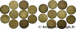 CASINOS ET JEUX Lot de 10 jetons, 5 SJ n.d.