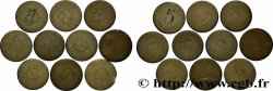CASINOS ET JEUX Lot de 10 jetons, 5 SJ n.d.