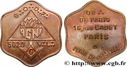 FRANC - MAÇONNERIE ORIENT DE PARIS, AGNI 1920