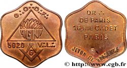 FREEMASONRY ORIENT DE PARIS, AGNI 1920