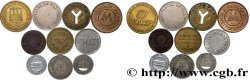 TRANSPORTS (TRAINS, BUS, TRAMWAYS, BATEAUX...) Lot de 10 jetons n.d.