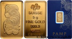 GOLD-, PALLADIUM- UND PLATIN-INVESTITIONEN Lingotin de 5 grammes - OR 999,9 n.d.