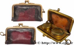 PORTE-LOUIS, PORTE-MONNAIE Porte-louis, Cuir TTB+