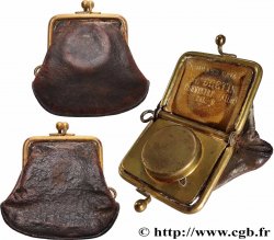 PORTE-LOUIS, PORTE-MONNAIE Porte-louis, cuir TTB