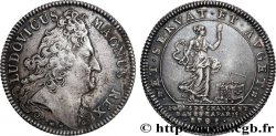 BOURSE DE PARIS - AGENTS DE CHANGE LOUIS XIV, refrappe ABEILLE ARGENT 1703