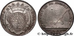 BOURGOGNE (ÉTATS DE ...) Jeton AR 30, la majorité du roi 1725