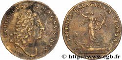 LOUIS XIV LE GRAND ou LE ROI SOLEIL Prise de Tabago et Gorée n.d.