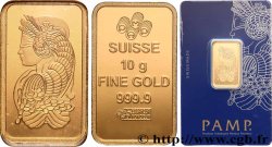 OR, PALLADIUM ET PLATINE INVESTISSEMENT Lingotin de 10 grammes - OR 999,9 FDC