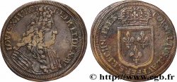 LOUIS XIV LE GRAND ou LE ROI SOLEIL Jeton de compte n.d.