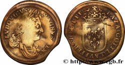 LOUIS XIV LE GRAND ou LE ROI SOLEIL Lazare Gottlieb Lauffer, jeton de compte n.d.