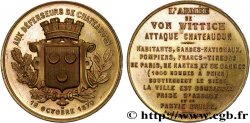 CHARTRES ET LE PAYS CHARTRAIN Médaille Br 36, le siège de Châteaudun 1870
