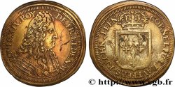 LOUIS XIV LE GRAND ou LE ROI SOLEIL Cornelius Lauffer, jeton de compte n.d.